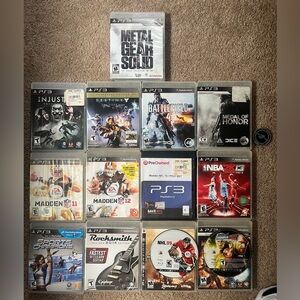 PS3 game lot